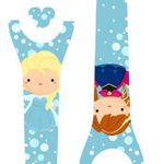 Disney MagicBand Decal Sticker Skins Disney Frozen Inspired Anna and Elsa Magic Band 2.0