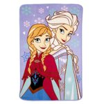 Disney Frozen Sisters Forever Super Soft Toddler Blanket, Purple/Pink
