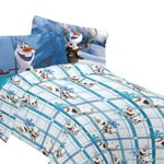 Disney Frozen Olaf Build a Snowman Microfiber Sheet Set, Twin