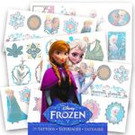 Disney Frozen 25 Tattoos (Includes Princess Anna, Queen Elsa, Olaf, Kristoff and Sven)