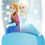 Disney Frozen Anna & Elsa 3D Motion Effect Night Light, Soft White Glow, Light Sensing, Long Life and Low Energy LED, 30270