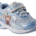 Disney Toddler Girls’ Frozen Light-up Blue Sneakers