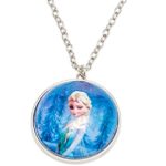 Disney Frozen Snow Globe Necklace with a Printed Charm