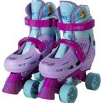 PlayWheels Disney Frozen Classic Quad Roller Skates, Junior Size 1-4