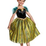 Disguise Disney’s Frozen Anna Coronation Gown Deluxe Girls Costume