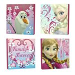 Disney Frozen Square Canvas Wall Art 11″ Toy (Pack of 4)
