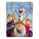 Disney’s Frozen, “Out in The Cold” Fleece Throw Blanket, 46″ x 60″, Multi Color
