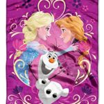 Disney’s Frozen, “Happy Family” Micro Raschel Throw – by The Northwest Company, 46-inches by 60-inches