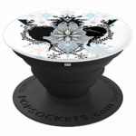 Disney Frozen Elsa And Ana Silhouette Boho Snowflake – PopSockets Grip and Stand for Phones and Tablets