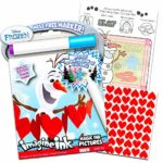Disney Frozen Valentines Day Coloring Book for Kids Toddlers — Frozen Mess Free Coloring Book Bundle with Magic Pen and Heart Stickers