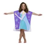 Disney Frozen Princess Elsa Cotton Hooded Beach/Bath/Pool Poncho