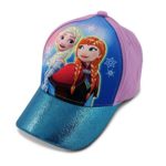 Disney Little Girls Frozen Anna and Elsa 3D Pop Baseball Cap, Age 4-7