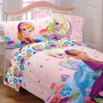 5 Piece Full Size Frozen Bedding Set Includes 4pc Full Sheet Set And T/Full Comforter