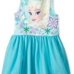 Disney Girls’ Toddler Frozen Elsa Ruffle Dress
