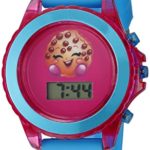 Shopkins Girl’s Quartz Plastic and Silicone Casual Watch, Color:Blue (Model: KIN4034)