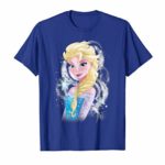Disney Frozen Elsa Snowflake Swirls Graphic T-Shirt