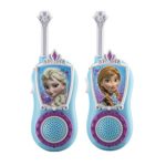 eKids Disney Frozen Chill ‘n’ Chat Anna & Elsa Character FRS Walkie Talkies Easy To Use & Static Free