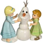 Westland Giftware Disney Frozen Do You Want to Build a Snowman? Magnetic Ceramic Salt & Pepper Shaker Set, Multicolor