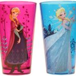 Silver Buffalo DP031P5 Disney Frozen’s Anna and Elsa Pint Glass Set, 2-Pack