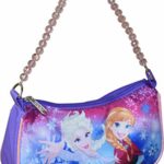Disney Frozen Elsa & Anna Shoulder Handbag With Beaded Handle