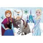 Zak Designs Disney Frozen Kid’s Placemat Set of 1 Anna & Elsa