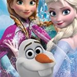 Disney Frozen Dynasty Elsa Anna Olaf Beach Towel, 28 Inch x 58 Inch