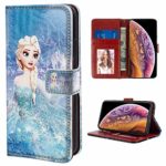 DISNEY COLLECTION Wallet Case Compatible iPhone Xs Max Frozen Princess Premium PU Leather Flip Case Cover with Card Slots & Kickstand for iPhone Xs Max