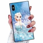 DISNEY COLLECTION Phone Case Compatible iPhone Xs Max Frozen Princess Elegant Chic Square Protective Shockproof Back Cover Case Compatible iPhone Xs Max 6.5 Inch