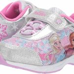 Josmo Kids Baby Girl’s Frozen Sneaker (Toddler/Little Kid) Silver 6 M US Toddler