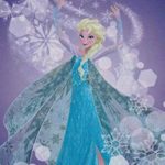 Kids Warehouse Disney Frozen Magical Snowflakes Plush Throw Blanket 46″ by 60″