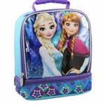 Frozen Girl’s Dual Compartment Soft Lunch Box (Blue/Purple)