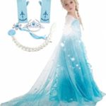 Ice Princess Dress (8-9 Years, 5-Piece Blue)