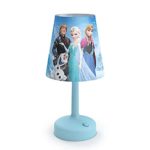 PHILIPS 2 Disney Frozen Portable Children Kids 10-Inch Bedside Table Lamp, Blue