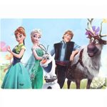 NEILDEN Disney Frozen Puzzles in a Metal Box 60 Piece Jigsaw Puzzle for Kids Ages 4-8 for Children Learning Educational Puzzles ( Frozen )
