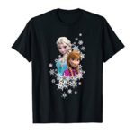 Disney Frozen Anna and Elsa Snowflakes T-Shirt