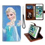 Wallet Case Fit for iPhone 7 (2016) iPhone 8 (2017) (4.7inch) Disney Frozen Ice Snow Elsa