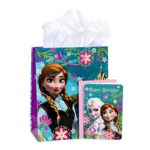 Hallmark Large Birthday Gift Bag with Card and Tissue Paper (Frozen)