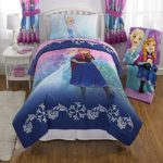 Disney Frozen 5pc Twin Comforter, Fitted Sheet, Flat Sheet, Pillowcase and Night Light Bedding Collection