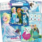 Disney Frozen Imagine Ink Coloring Activity Book Deluxe Set — Including 2 Frozen Sticker Books with Over 80 Stickers