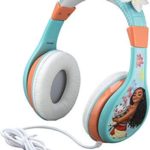 Kids Headphones for Kids Moana Adjustable Stereo Tangle-Free 3.5mm Jack Wired Cord Over Ear Headset for Children Parental Volume Control Kid Friendly Safe Perfect for School Home Travel