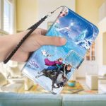 DISNEY COLLECTION Frozen Reindeer Disney Wallet Case Fits for Apple iPhone 8 Plus iPhone 7 Plus 5.5 Version Beautiful