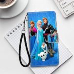 DISNEY COLLECTION Wallet Cover Case Compatible Apple iPhone 6/6S (4.7 Version) Disney Frozen Cartoon Movie Popular