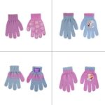 Little Girls Disney Assorted 4 Pair Set Mittens or Gloves, Age 2-4 or 4-7
