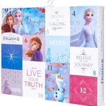 Disney Women’s 12 Days Advent Box, Assorted Bright-Frozen 2, Fits Sock Size 9-11 Fits Shoe Size 4-10.5