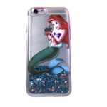 Yougeyu Brilliant Luxury Glitter Anti-Dropping Shockproof Protective Cover for iPhone 6 Plus or iPhone 6S Plus(5.5inch), Little Mermaid Ariel Snow White Holding Logo Apple
