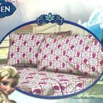 Frozen Twin Sheet Set Silohuette Elsa and Anna