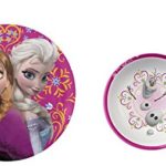 Disney Frozen 8″ Elsa and Anna Plate and 5.5″ Olaf Bowl