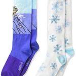 Disney Girls’ Frozen 2 Pack Knee Socks