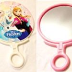 Disney Frozen Hand Mirror x 2 (1 white 1 Pink)