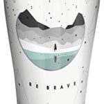 Tervis 1333240 Disney Frozen 2 Be Brave 18/8 Stainless Steel Insulated Travel Tumbler & Lid, 30 oz, Silver
